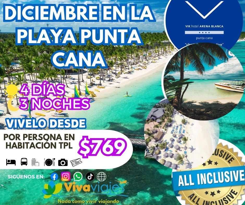 NAVIDAD EN LA PLAYA – PUNTA CANA TE ESPERA