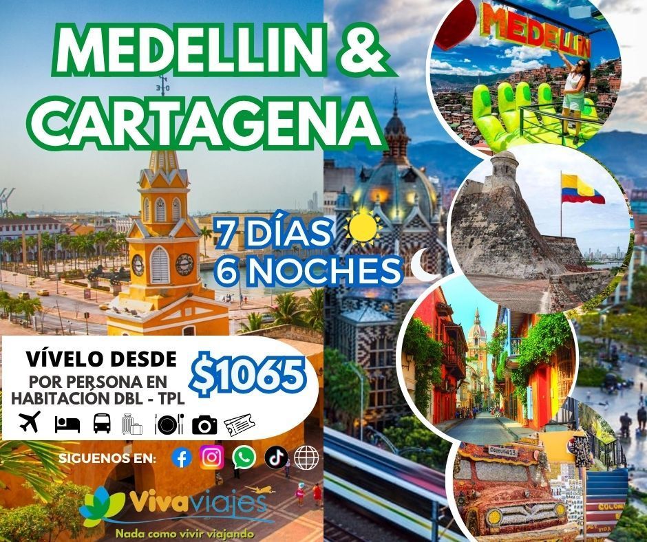 Medellín & Cartagena en Vacaciones
