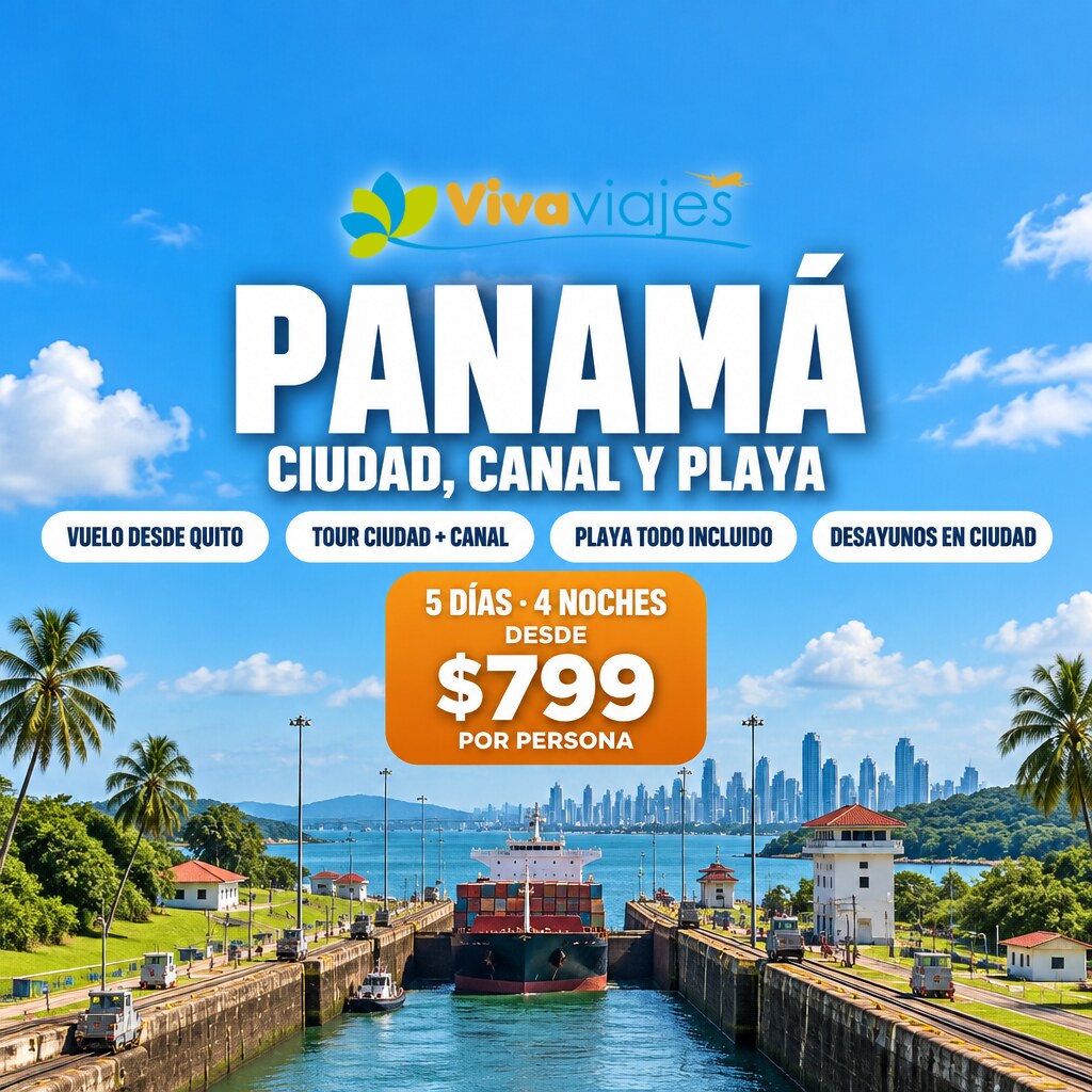 Paquete Panamá ciudad y playa: 5 días desde $799 por persona, con un barco en el Canal de Panamá
