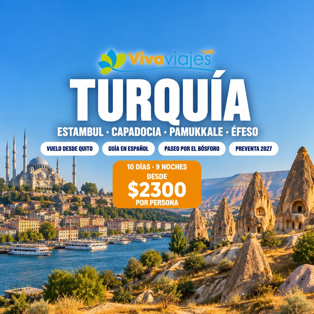 Paquete Turquía preventa 2027: 10 días desde $2300 por persona, con la Mezquita de Solimán en Estambul y las chimeneas de hadas de Capadocia