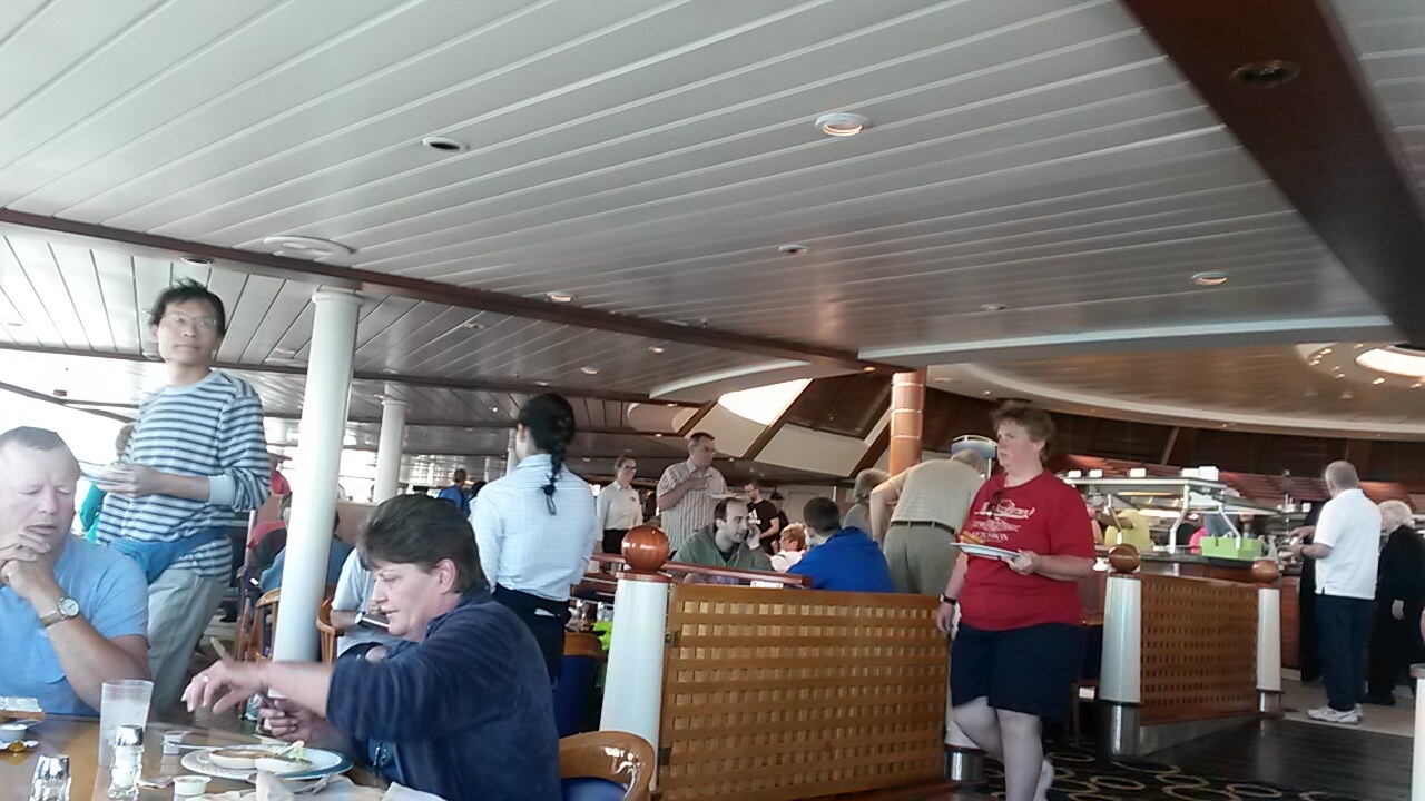 El buffet Windjammer del Grandeur of the Seas